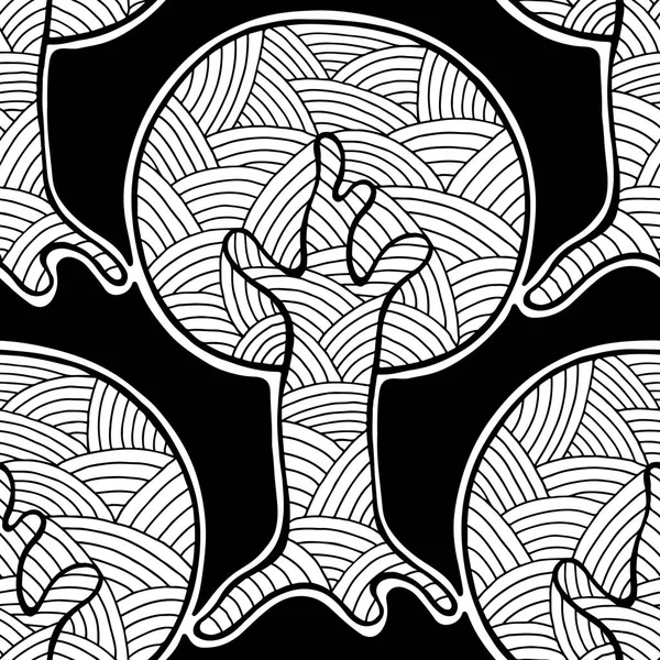 Vektör Dikişsiz desen, grafik illüstrasyon