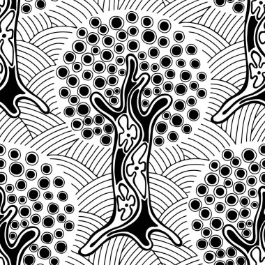 Vektör Dikişsiz desen, grafik illüstrasyon