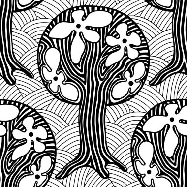 Vektör Dikişsiz desen, grafik illüstrasyon