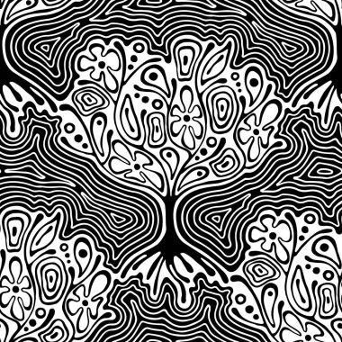 Vektör Dikişsiz desen, grafik illüstrasyon