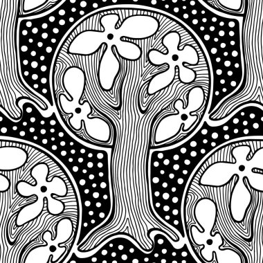 Vektör Dikişsiz desen, grafik illüstrasyon