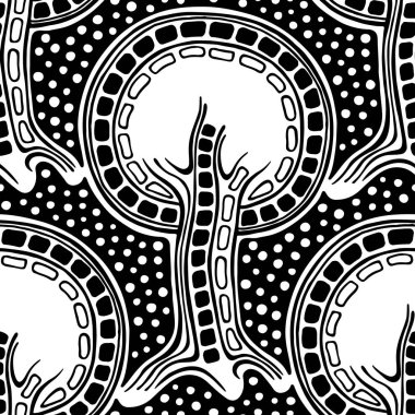 Vektör Dikişsiz desen, grafik illüstrasyon