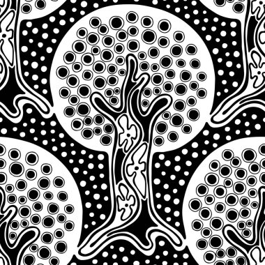 Vektör Dikişsiz desen, grafik illüstrasyon