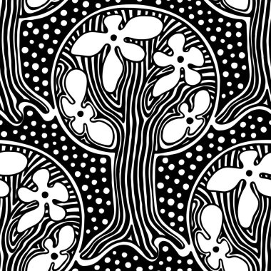 Vektör Dikişsiz desen, grafik illüstrasyon