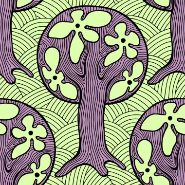 Vektör Dikişsiz desen, grafik illüstrasyon