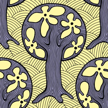 Vektör Dikişsiz desen, grafik illüstrasyon