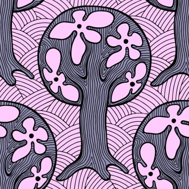 Vektör Dikişsiz desen, grafik illüstrasyon