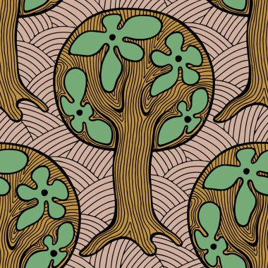 Vektör Dikişsiz desen, grafik illüstrasyon