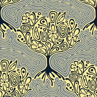 Vektör Dikişsiz desen, grafik illüstrasyon