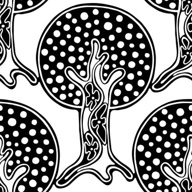 Vektör Dikişsiz desen, grafik illüstrasyon