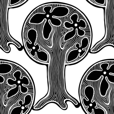 Vektör Dikişsiz desen, grafik illüstrasyon