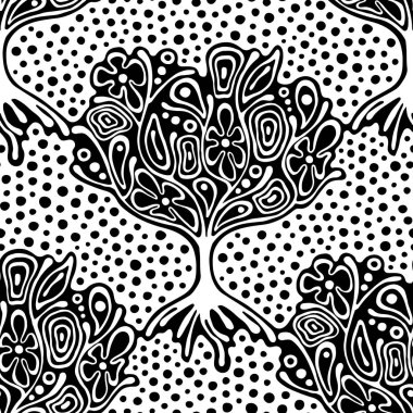 Vektör Dikişsiz desen, grafik illüstrasyon