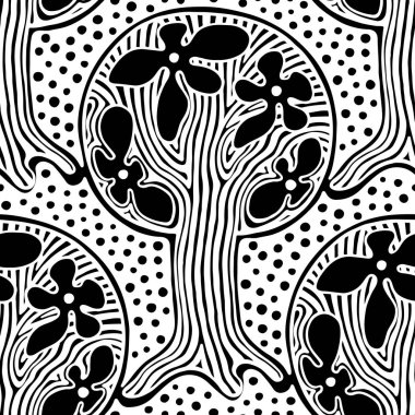 Vektör Dikişsiz desen, grafik illüstrasyon