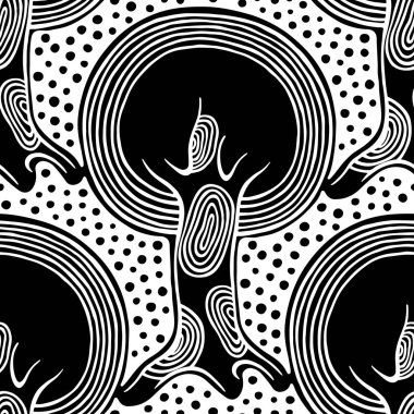 Vektör Dikişsiz desen, grafik illüstrasyon