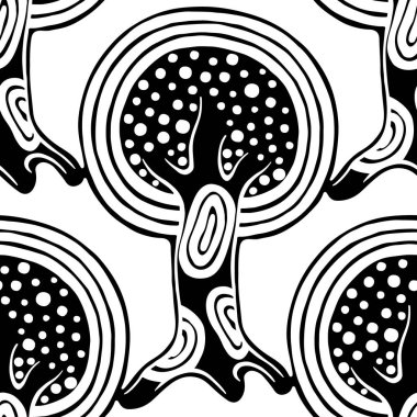 Vektör Dikişsiz desen, grafik illüstrasyon