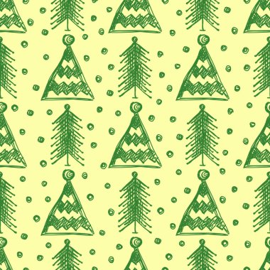 Vektör Dikişsiz desen, grafik illüstrasyon