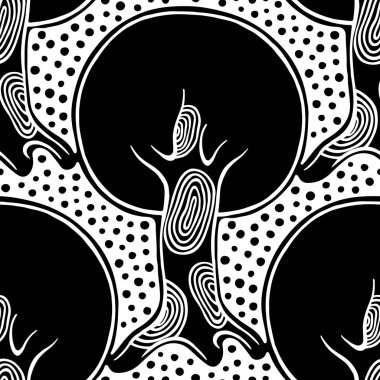 Vektör Dikişsiz desen, grafik illüstrasyon