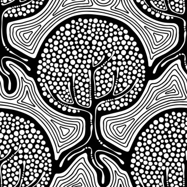 Vektör Dikişsiz desen, grafik illüstrasyon