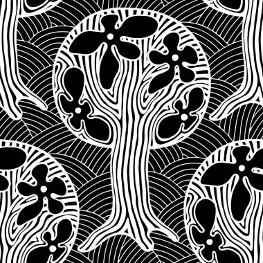 Vektör Dikişsiz desen, grafik illüstrasyon