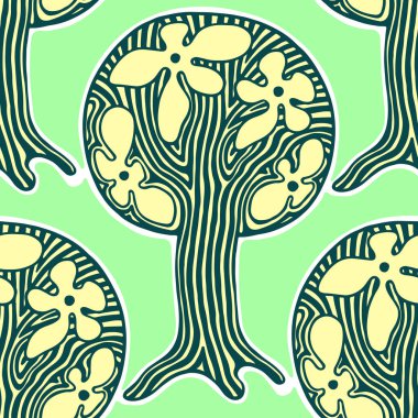 Vektör Dikişsiz desen, grafik illüstrasyon