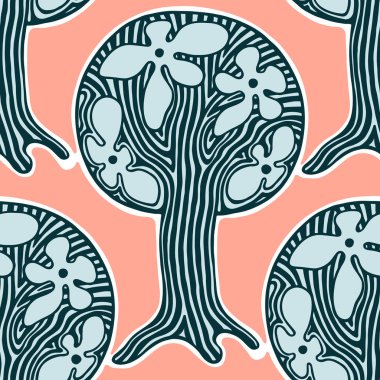 Vektör Dikişsiz desen, grafik illüstrasyon