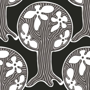 Vektör Dikişsiz desen, grafik illüstrasyon