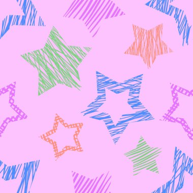 Vektör Dikişsiz desen, grafik illüstrasyon