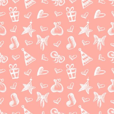 Vektör Dikişsiz desen, grafik illüstrasyon