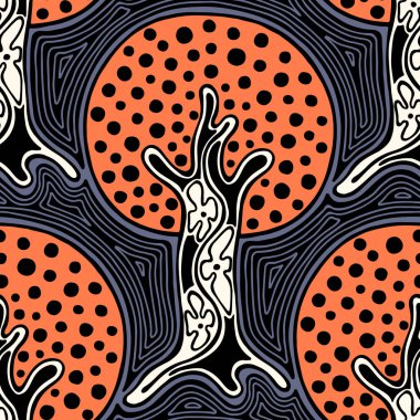 Vektör Dikişsiz desen, grafik illüstrasyon