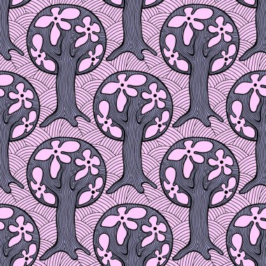 Vektör Dikişsiz desen, grafik illüstrasyon