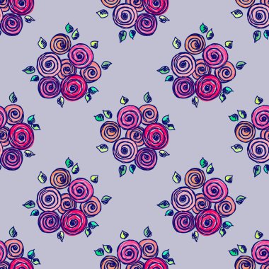 Vektör Dikişsiz desen, grafik illüstrasyon