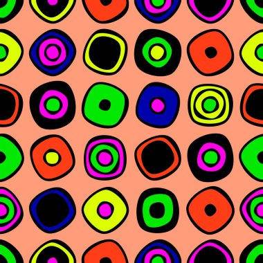 Vektör Dikişsiz desen, grafik illüstrasyon