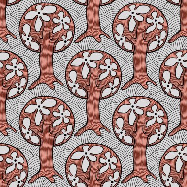 Vektör Dikişsiz desen, grafik illüstrasyon