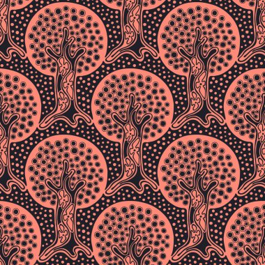 Vektör Dikişsiz desen, grafik illüstrasyon