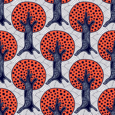 Vektör Dikişsiz desen, grafik illüstrasyon