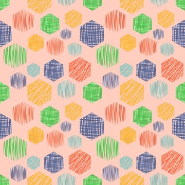 Vektör Dikişsiz desen, grafik illüstrasyon