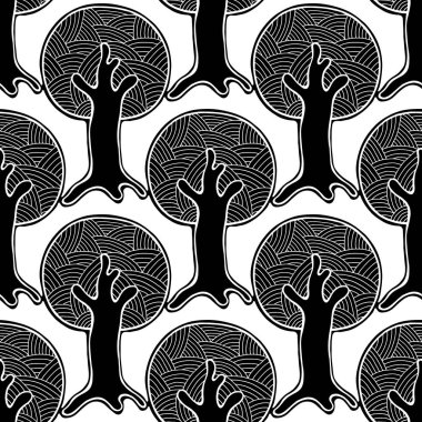 Vektör Dikişsiz desen, grafik illüstrasyon