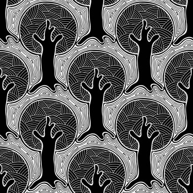 Vektör Dikişsiz desen, grafik illüstrasyon