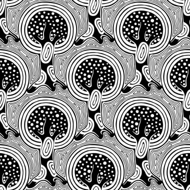 Vektör Dikişsiz desen, grafik illüstrasyon