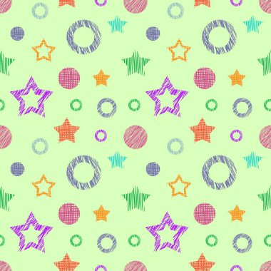 Vektör Dikişsiz desen, grafik illüstrasyon