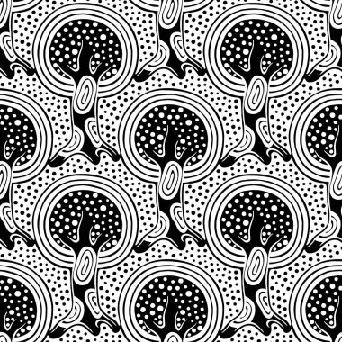 Vektör Dikişsiz desen, grafik illüstrasyon