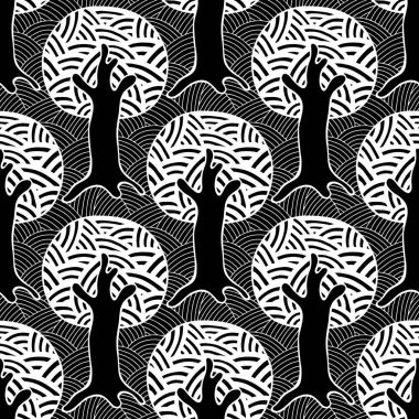 Vektör Dikişsiz desen, grafik illüstrasyon