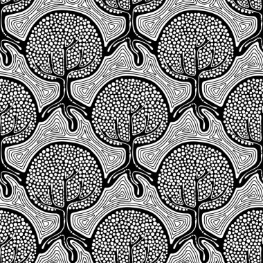 Vektör Dikişsiz desen, grafik illüstrasyon