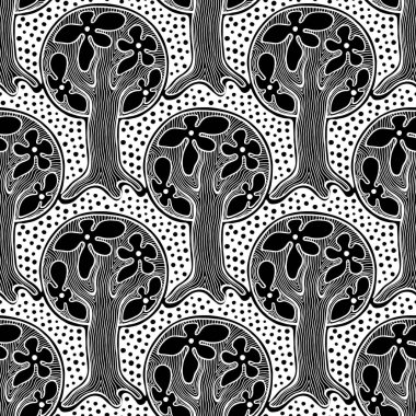 Vektör Dikişsiz desen, grafik illüstrasyon