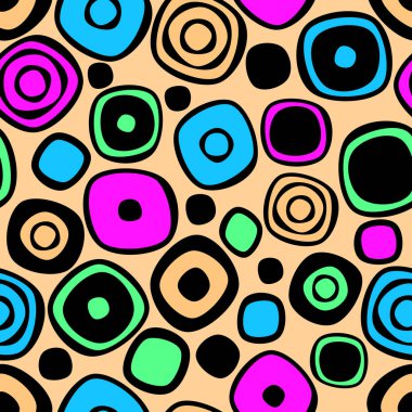 Vektör Dikişsiz desen, grafik illüstrasyon