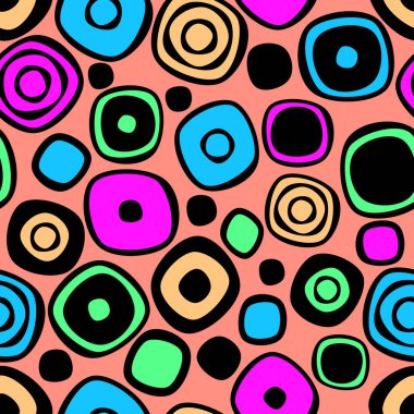 Vektör Dikişsiz desen, grafik illüstrasyon