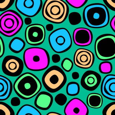 Vektör Dikişsiz desen, grafik illüstrasyon