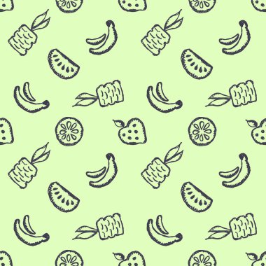 Vektör Dikişsiz desen, grafik illüstrasyon