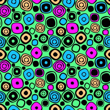 Vektör Dikişsiz desen, grafik illüstrasyon