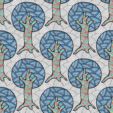 Vektör Dikişsiz desen, grafik illüstrasyon